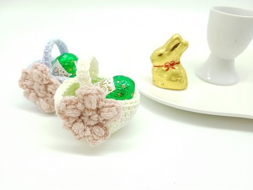 Blog-Inhaltsbild für 'Kostenlose Häkelanleitung für ein Osterkörbchen'